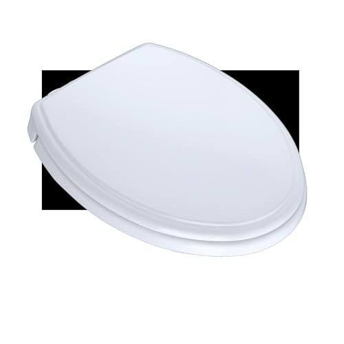 TOTO SS154#01 Traditional SoftClose Elongated Toilet Seat, Cotton White - Image 2