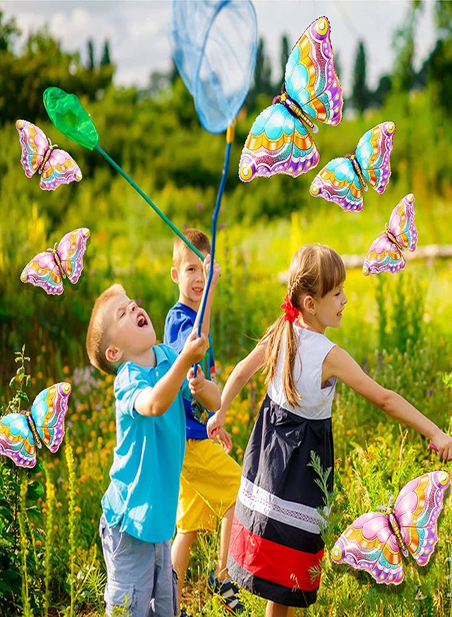Butterfly Mylar Balloons 10Pcs Jumbo Helium Balloons for Birthday and Spring Party Decorations, Perfect for Fairy Theme Celebrations and Baby Showers - Image 3