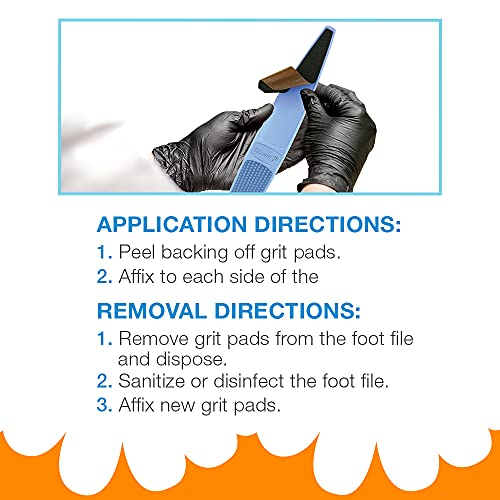 Flowery Foot File Easy Peel Pro Pad, Disposable Replacement Adhesive Pad for D-Files - Combo Pack 24 pcs - Image 5