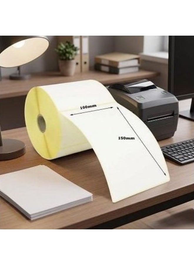 Thermal paper labels for barcode printers - suitable for flex printers - 10 x 15 cm - 400 labels (3 packs)