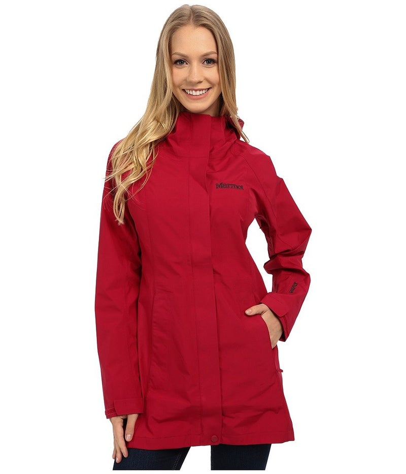 MARMOT Women's Essential Lightweight Waterproof Rain Jacket, GORE-TEX with PACLITE Technology, Dark Raspberry, X-Small - Image 1