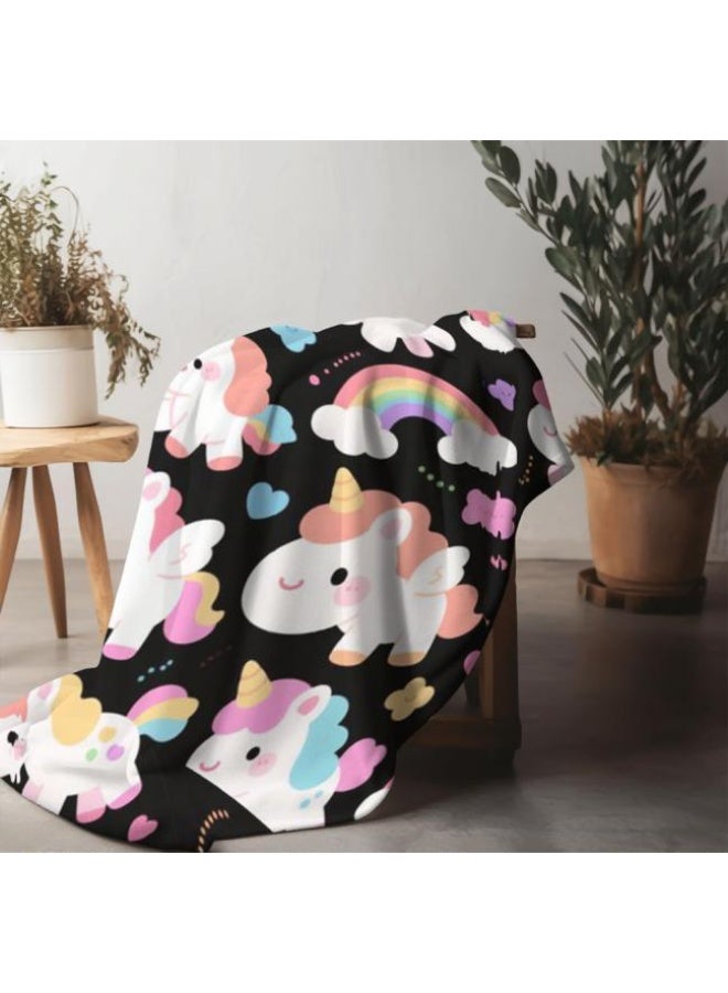 عام بطانية رقيقة من الفانيلا الكرتونية للأطفال والرضع (دافئة ومريحة، ومناسبة للنوم والألعاب) 70 سم * 100 سم - Image 5