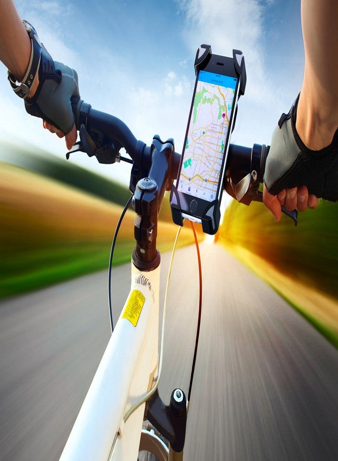 ARTIX Bicycle Mount Phone Holder for Bike, Cradle Stand Features 360 Rotation Capability and Universal Clamp for iPhone/Android/Samsung/Nexus (Green) - Image 5