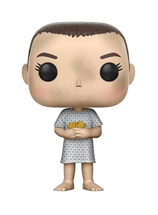 NIBEMINENT POP! Television Stranger Things Eleven Hospital Gown Bobblehead Figure 23.37x12.95x10.41cm - Image 1