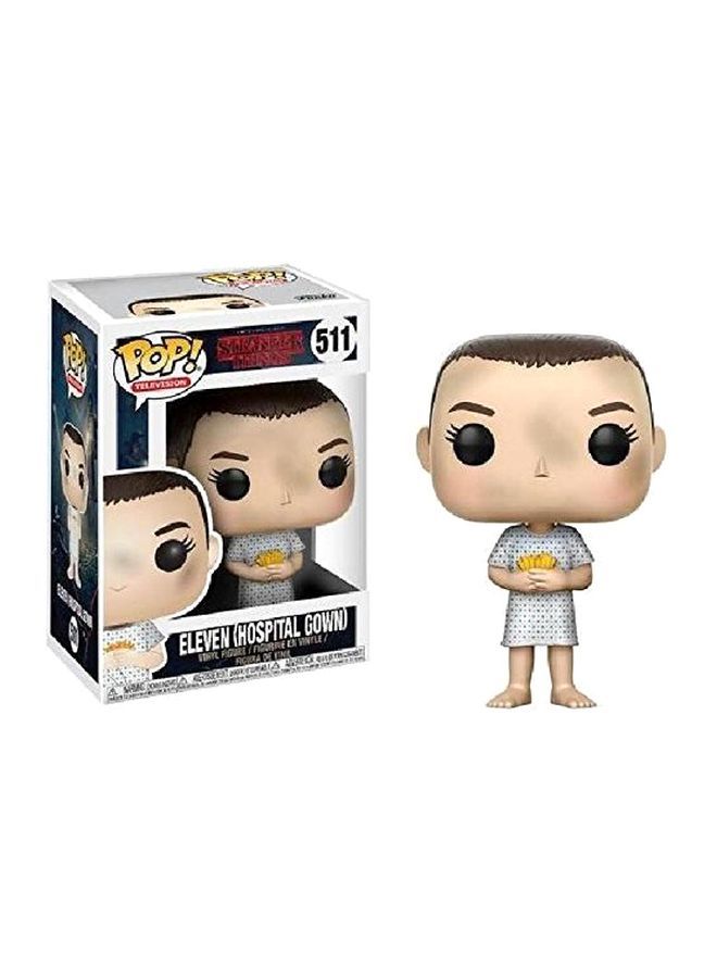 NIBEMINENT POP! Television Stranger Things Eleven Hospital Gown Bobblehead Figure 23.37x12.95x10.41cm - Image 5