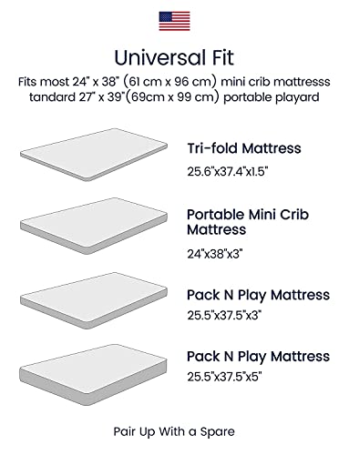 TotAha Graco Pack and Play Sheets Fitted, TotAha Buttery Soft Mini Crib Sheets Girl, Floral Pack N Play Mattress Sheets Hypoallergenic, Premium Jersey Playrad Sheets, Meredith Allover & Pale Pink, 2 Pack - Image 4