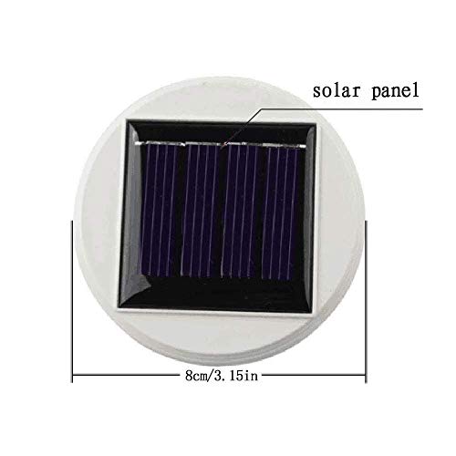 WSgift Color Changing Solar Powered Glass Mosaic Ball Led Garden Lights, Rechargeable Outdoor Waterproof Solar Night Lights Table Lamps for Decorations, Ideal Gifts - Image 5