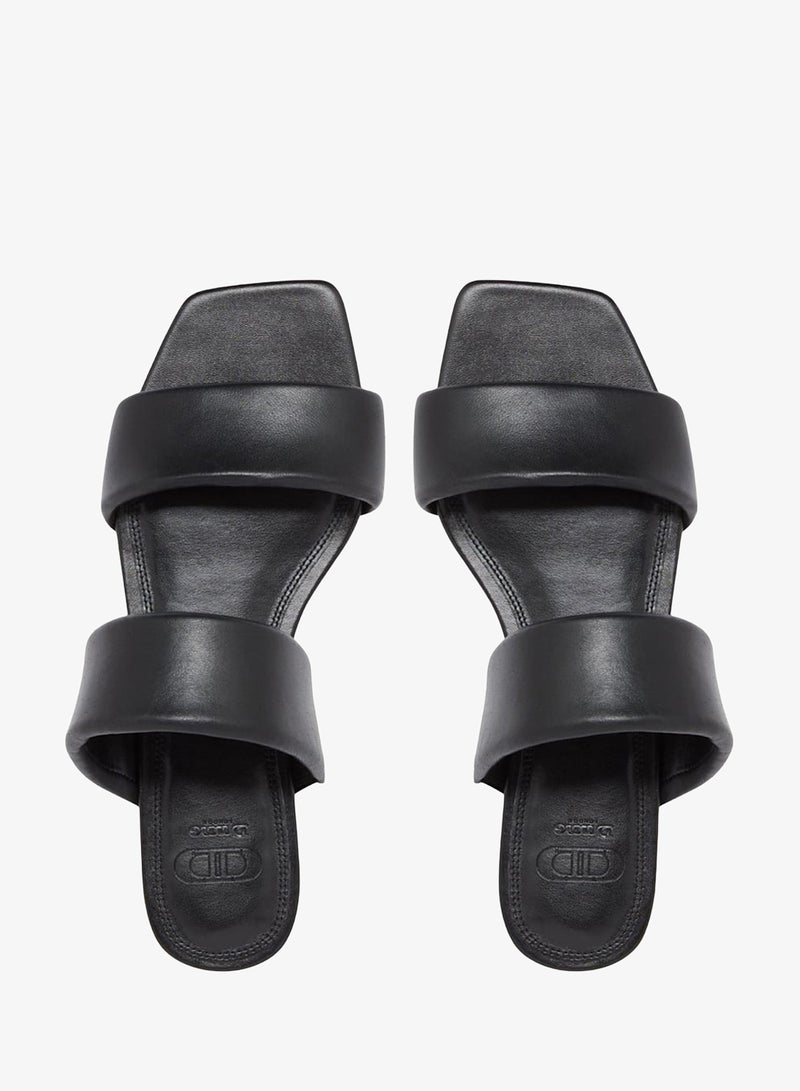 ديون لندن صنادل ليرلاك واسعة بمقدمة مربعة - Image 4