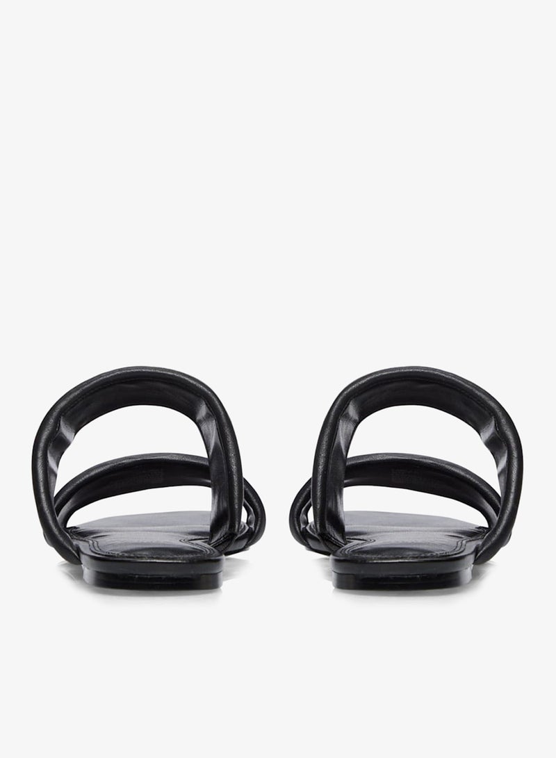 ديون لندن صنادل ليرلاك واسعة بمقدمة مربعة - Image 2