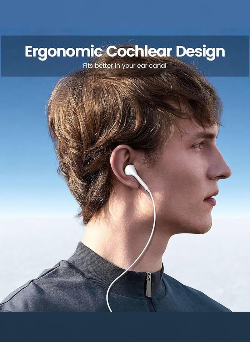 ELTRAZONE USB-C Wired Earphones with Microphone – Handsfree HiFi Stereo Sound for Android Devices, Wired Headphones - Image 2