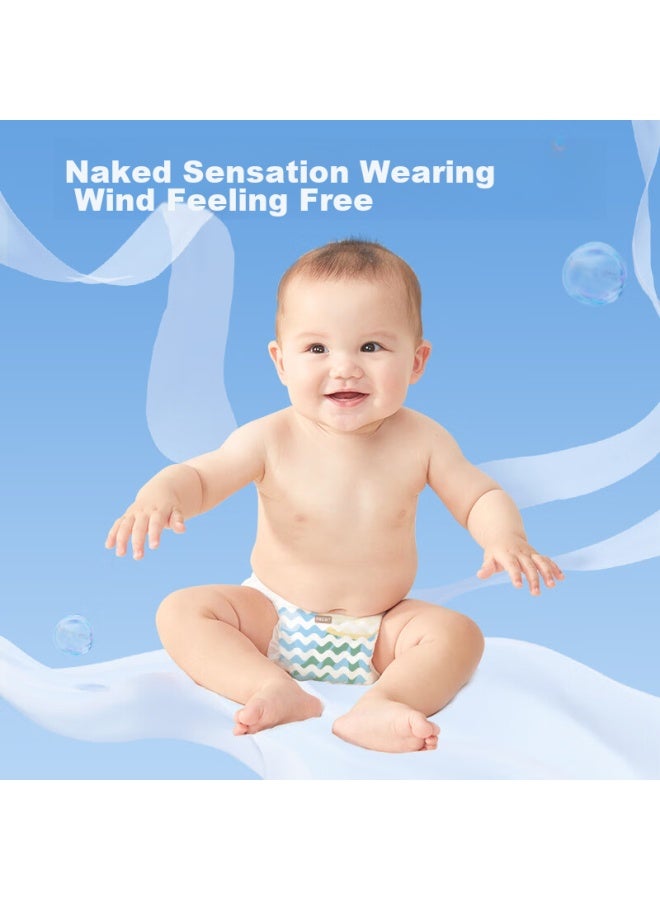 Bobdog Small Wave Thin Soft Skin-friendly Training Pants L 132 Pieces Per Box Large Size Baby Diapers - Image 3