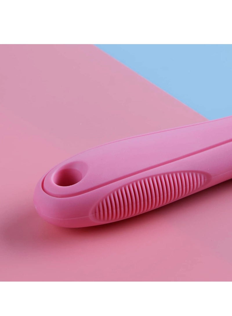 فرشاة إزالة الشعر الاحترافية لعقدة فراء الحيوانات الأليفة للكلاب والقطط، مشط إزالة اللمعان مع مشط حلاقة احترافي على الوجهين - Image 3