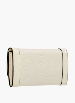 ELLE Women Logo Embossed Wallet with Button Closure and Charm Accent  - Image 2