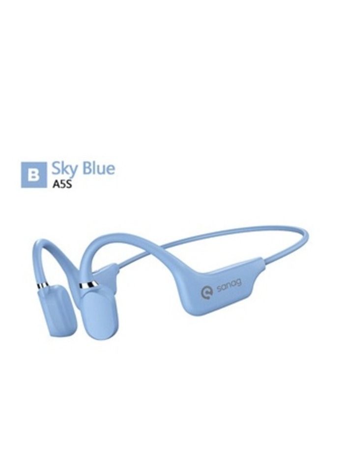 sanag A5S True Bone Conduction Earphone Open Ear Bluetooth Wireless Sports Waterproof 3D Stereo Sound - Image 1