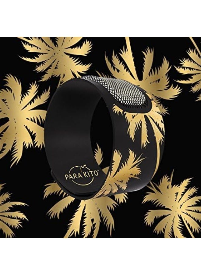 Para'Kito PARA'KITO Mosquito Insect & Bug Repellent Wristband - Waterproof, Outdoor Pest Repeller Bracelet w/Natural Essential Oils - Gold Edition Party Wristbands (Miami)  - Image 4