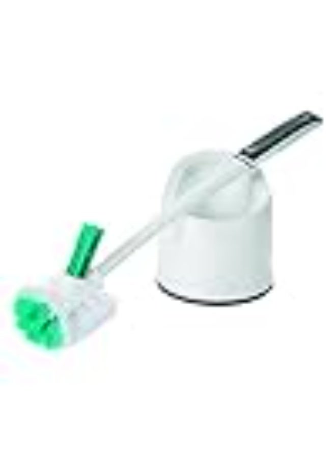 سكوتش برايت Scotch-Brite Premium Toilet Plastic Brush with Container, Anti-Microbial bristle protection, No Bacterial Odor, neatly tucked, long handle, aesthetic design - Image 3