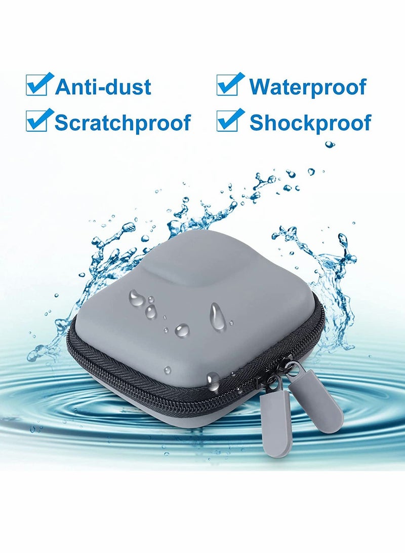 SYOSI Carrying Case, Double Zipper Mini Hard Shell Carrying Case, Travel Portable Storage Bag Accessories, for Gopro Hero 10 9 8 7 6 5 With Waterproof, for Dji Osmo Action, for Akaso, for Campark, And More - Image 5