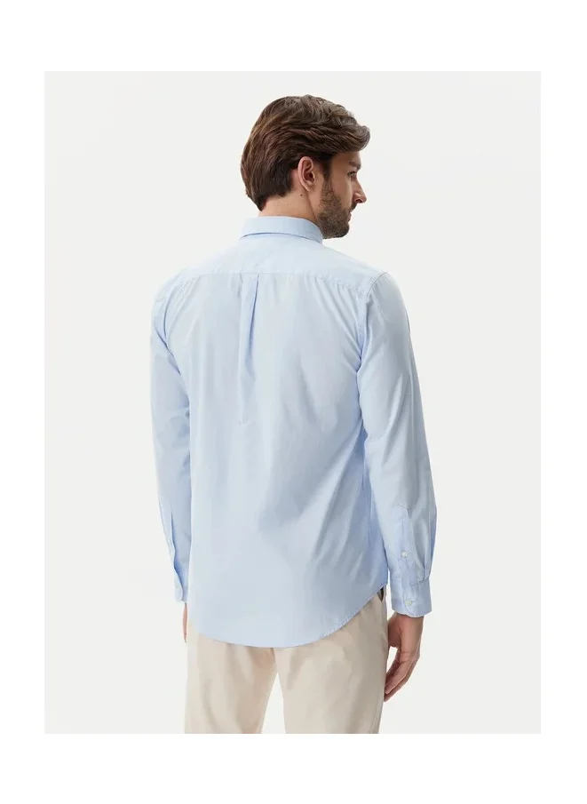تومي هيلفيغر Core Flex Button Down  Regular Fit Poplin Shirt