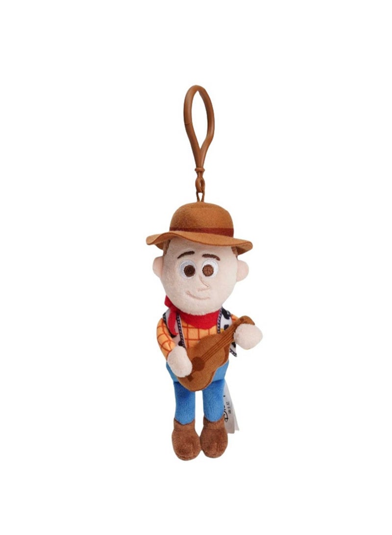 16cm Cute Plush Key Pendant Toy, Bag Pendant Decoration, Suitable For Children'S Toy Gifts (Denim) - Image 1