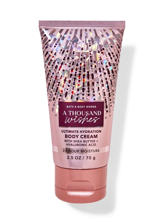 Bath & Body Works A Thousand Wishes Travel Size Ultimate Hydration Body Cream 