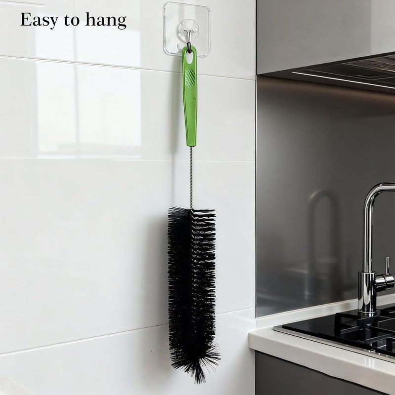 Dokpod 17 Inches Extra Long Handle Bottle Cleaning Brush for Narrow Neck Wine, Beer Bottle, Sport Bottles, Baby Bottles, deep Cups, Vase, Thermos, Glass, Pipes, Kitchen Sinks, Flask, and Hummingbird Feeders - Image 5