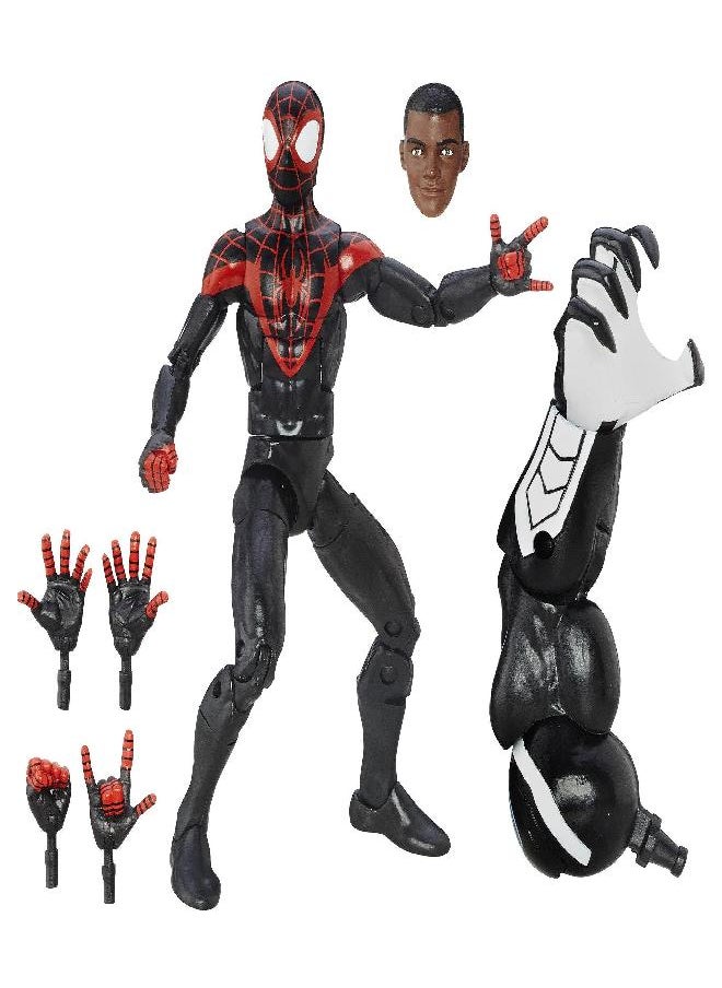 Spider-Man Marvel Spider-Man 6-inch Legends Series Ultimate Spider-Men: Miles Morales  - Image 1