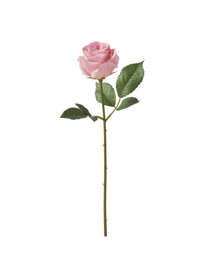 زبون زهرة صناعية، داخلية/خارجية/وردية اللون، 40 سم - Image 1