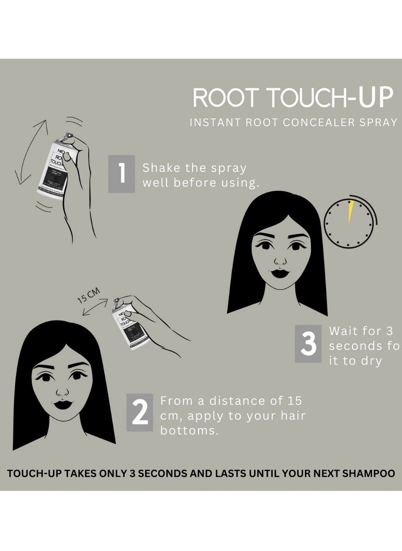 NEVA - NEVA ROOT TOUCH-UP Instant Concealer Spray - 75ml - LIGHT BROWN - Image 1