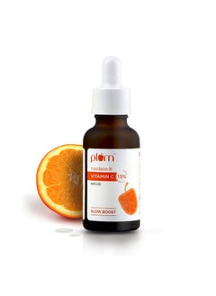 Plum Plum 15% Vitamin C Face Serum For Glowing Skin | Non Irritating Formula | For Dull Skin | With Mandarin | Beginner Friendly, For All Skin Types | Men & Women l 100% Vegan | 30 ml  - Image 1