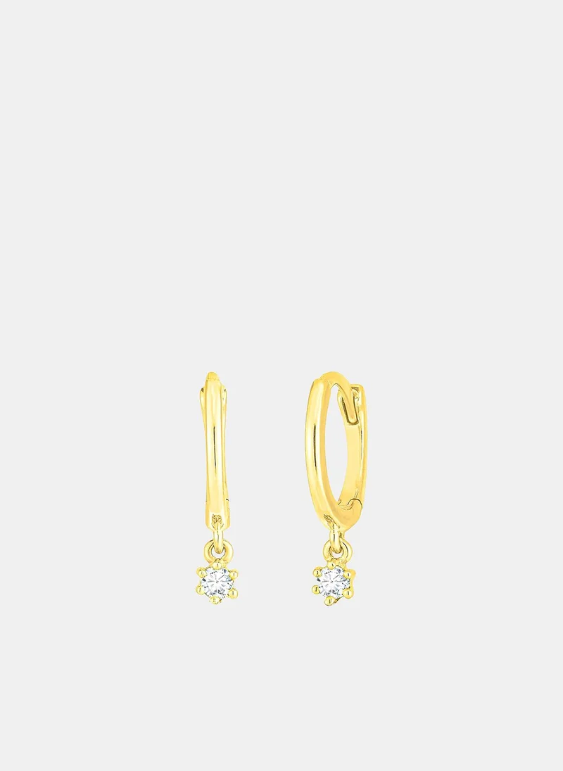 Liu Jo Earrings with rhinestone pendants