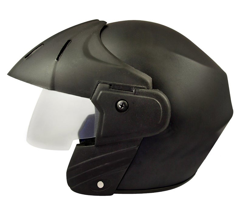 Sage Square Deltz Power (ISI Certified) Scooty Helmet Open Face (Extra Large - XL, Black Matte) - Image 3