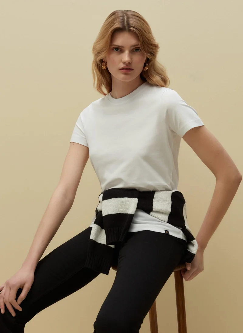Ovs PIOMBO Supima cotton T-shirt