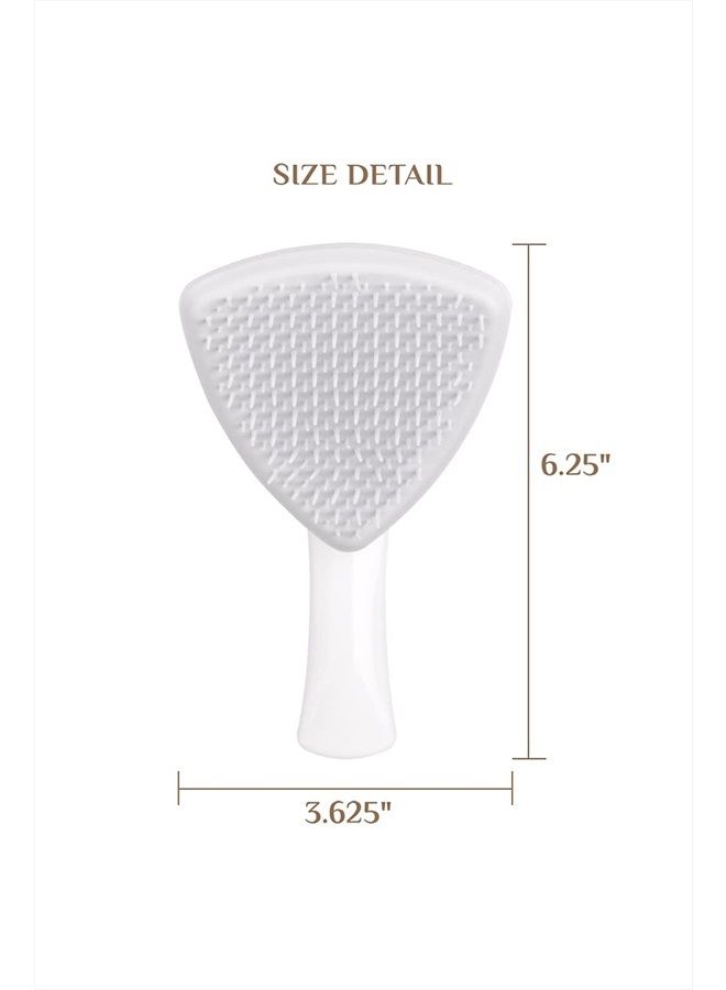 Cricket فرشاة فك تشابك الشعر بجوز الهند فائقة النعومة للشعر الرطب والجاف، مزيلة للتجاعيد، فرشاة استحمام مع زيت جوز الهند وبلاستيك مدعم ببروتين الكيراتين لجميع أنواع الشعر - Image 4