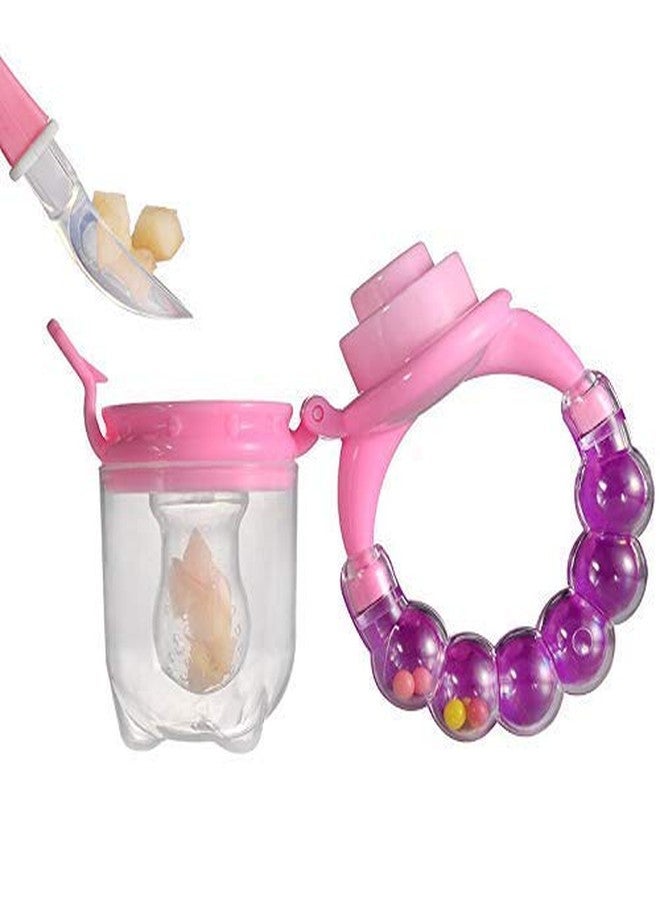 Same As Shown Baby Care Products (Infant||New Born Baby) (Rattle Fruit Feeder) 1Pcs Fresh Food Nibbler Baby Pacifiers Feeder Kids Fruit Feeder Nipples Feeding Safe Baby Supplies Nipple Teat Pacifier Bottles - Image 5