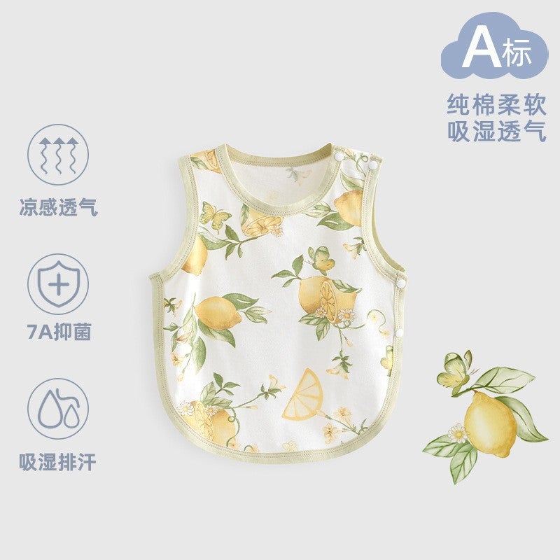 Baby''s Belly Bag Baby''s Belly Protector Sleeping Anti-Cold Pure Cotton Newborn''s Belly Button Protector Summer Thin Half Back - Image 1