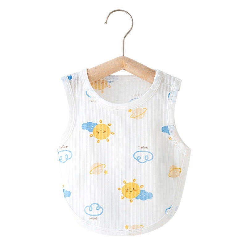 Baby''s Belly Bag Baby''s Belly Protector Sleeping Anti-Cold Pure Cotton Newborn''s Belly Button Protector Summer Thin Half Back - Image 2