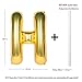 CHANGZHONG Letter Balloons 40 Inch Giant Jumbo Helium Foil Mylar for Party Decorations Gold H - Image 2