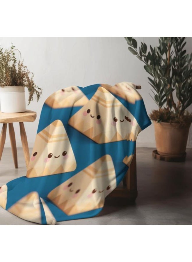 عام بطانية رقيقة من الفانيلا الكرتونية للأطفال أو الطلاب (دافئة ومريحة ومناسبة للنوم والألعاب) 100 سم * 150 سم - 1068 - Image 5