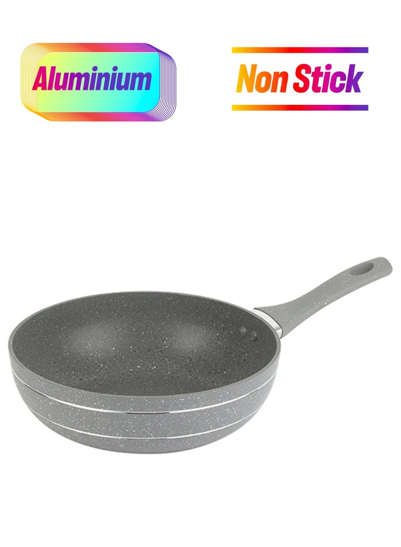 Royalford Forged Aluminum Wok Pan Grey 26cmcm - Image 1
