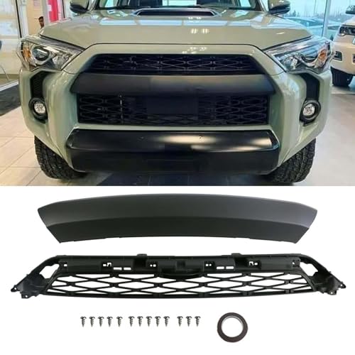 PACEWALKER Front Grill for 4Runner Accessories 2020 2021 2022 2023 Upper Grill with Accessory Matte Black Replacement ABS - Image 1