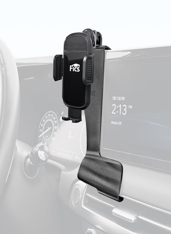 FICS Car Phone Holder for Hyundai Palisade 2023, 2024, 2025 - Custom-Fit Mount for Seamless Display Integration, Interior Accessories for Navigation Use, Stable Driving View - Image 1