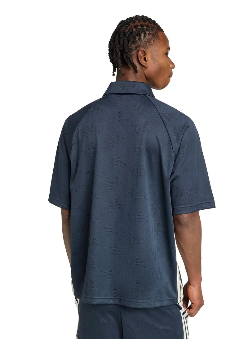 اديداس Adidas M Sta Seas Tee Blue Polo Shirt (Short Sleeve) Polo Shirts For Men