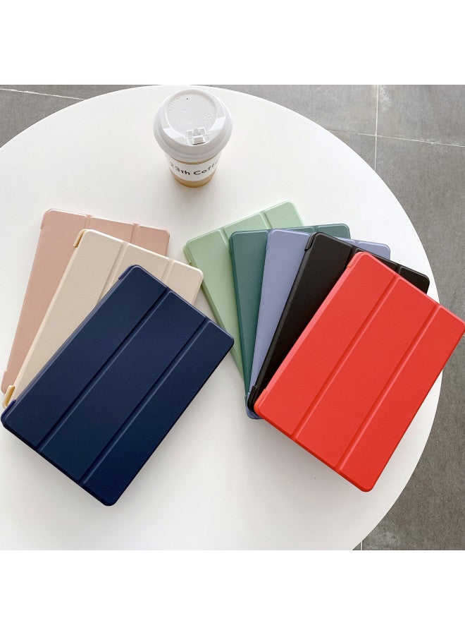 Silicone Tri-fold Full Cover Soft Tpu Case For Ipad10.2 Tablet 10.4 Air4/5 10.9 Protective Shell Digital Computer Accessories-Color:Matcha Green-Applicable Model:MINI1/2/3/4/5 Universal - Image 2