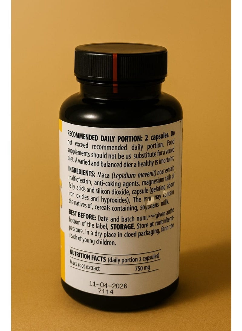 Med One+ Maca 750 Mg Caps 60S - Image 3