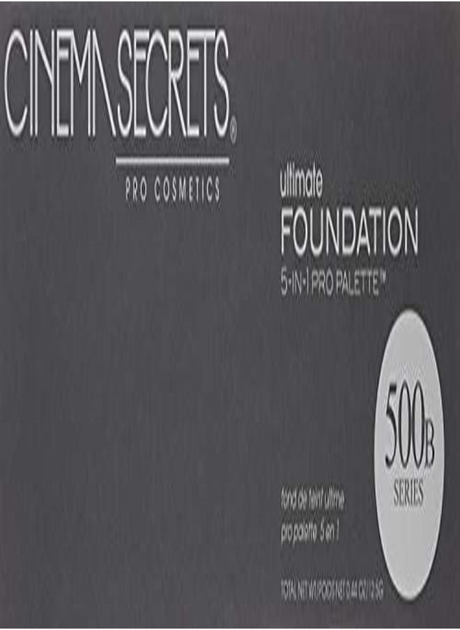 Cinema Secrets Pro Cosmetics Ultimate Foundation 5In1 Pro Palette, 500B Series  - Image 2