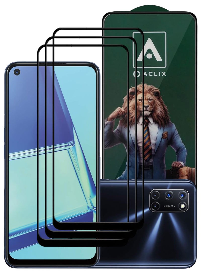 أكاليكس 3 قطع، حماية شاشة،  لهاتف اوبو  A52، جودة ممتازة. - Image 1