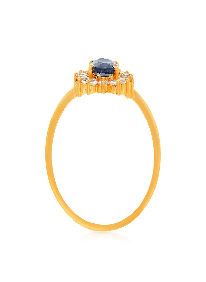 Malabar Gold and Diamonds 22 Carat 916 Purity Precia Gemstone Ring PGNDNA011RN1 for Women  - Image 3