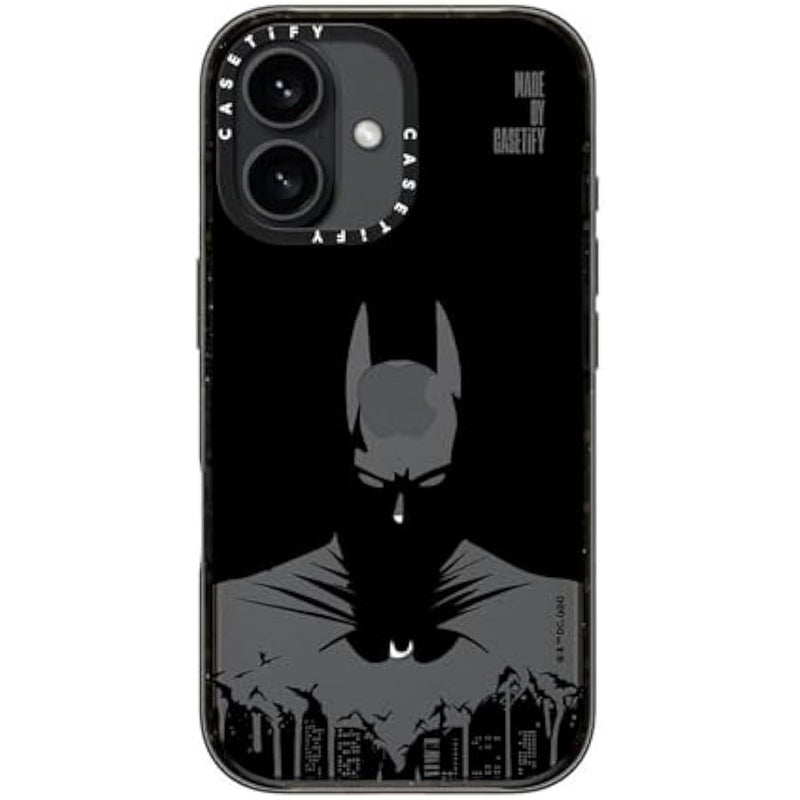 Casetify Impact iPhone 16 Case 【Batman Co-Lab / 4X Military Grade Drop Tested / 8.2ft Drop Protection/Compatible with Magsafe】 - Batman Shadow - Clear Black - Image 5