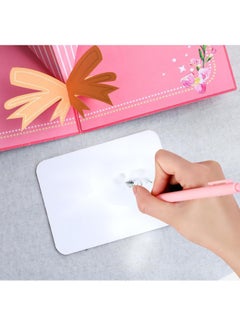 LKTOCAFT Fancy Elegant Flower Design 3D Pop-Up Card, Greeting Card for Mother's Day Gift,  Gift, Eid, Birthday, Wedding, Sturdy and Solid Cardstock Gift Card with Envelope and Thank You Card  - Image 3
