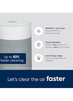 Blueair Blue Pure 3350i Max | Smart Air Purifier, Air Quality Sensor, HEPASilent Filter UpTo 86m² Room Removes 99.97% Pollen, Dust, Mould, Bacteria, Viruses | Activated Carbon Reduces VOCs, Odours  - Image 2